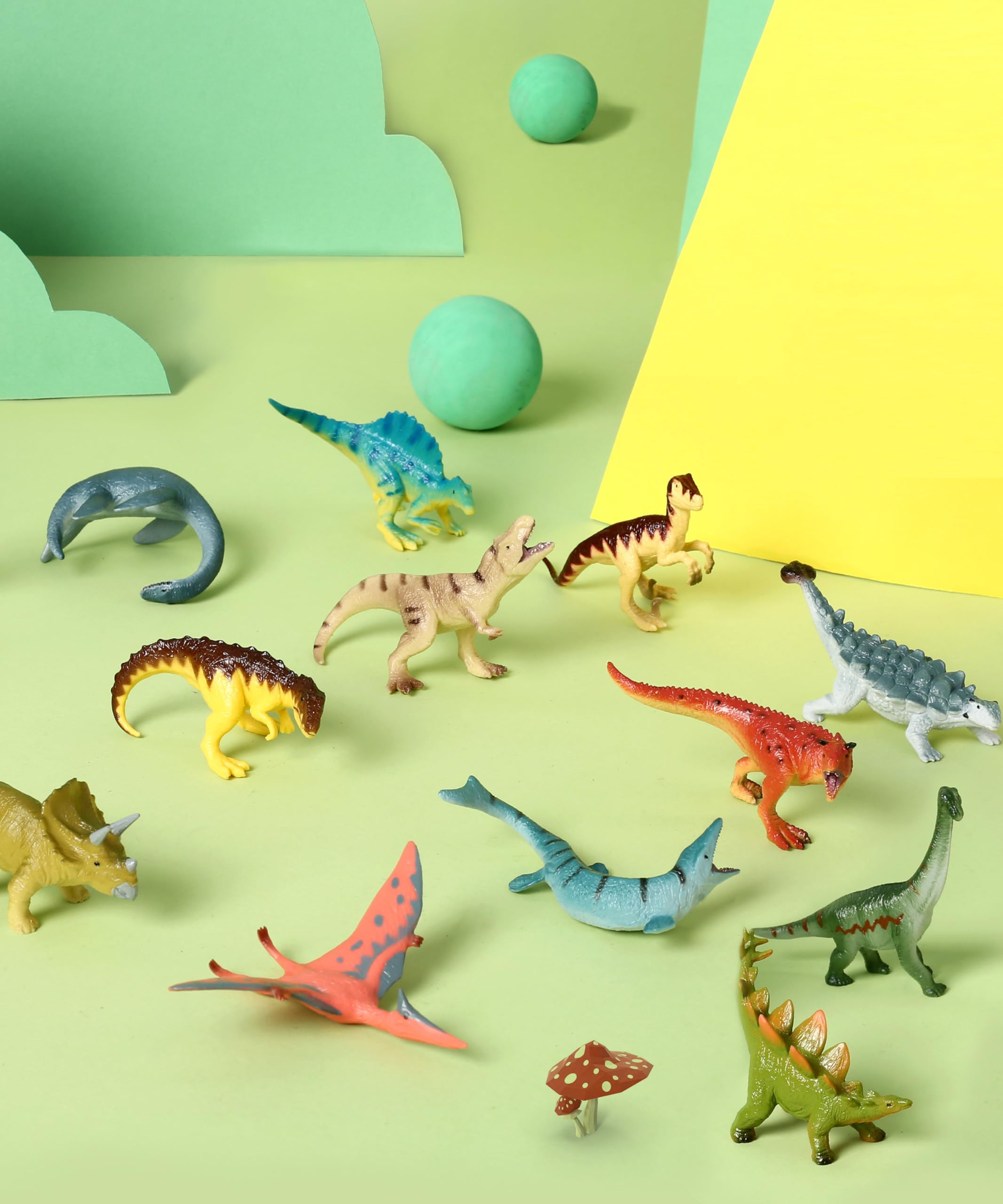 RECUR Velociraptor dino figurine, precision-painted texture for interactive play