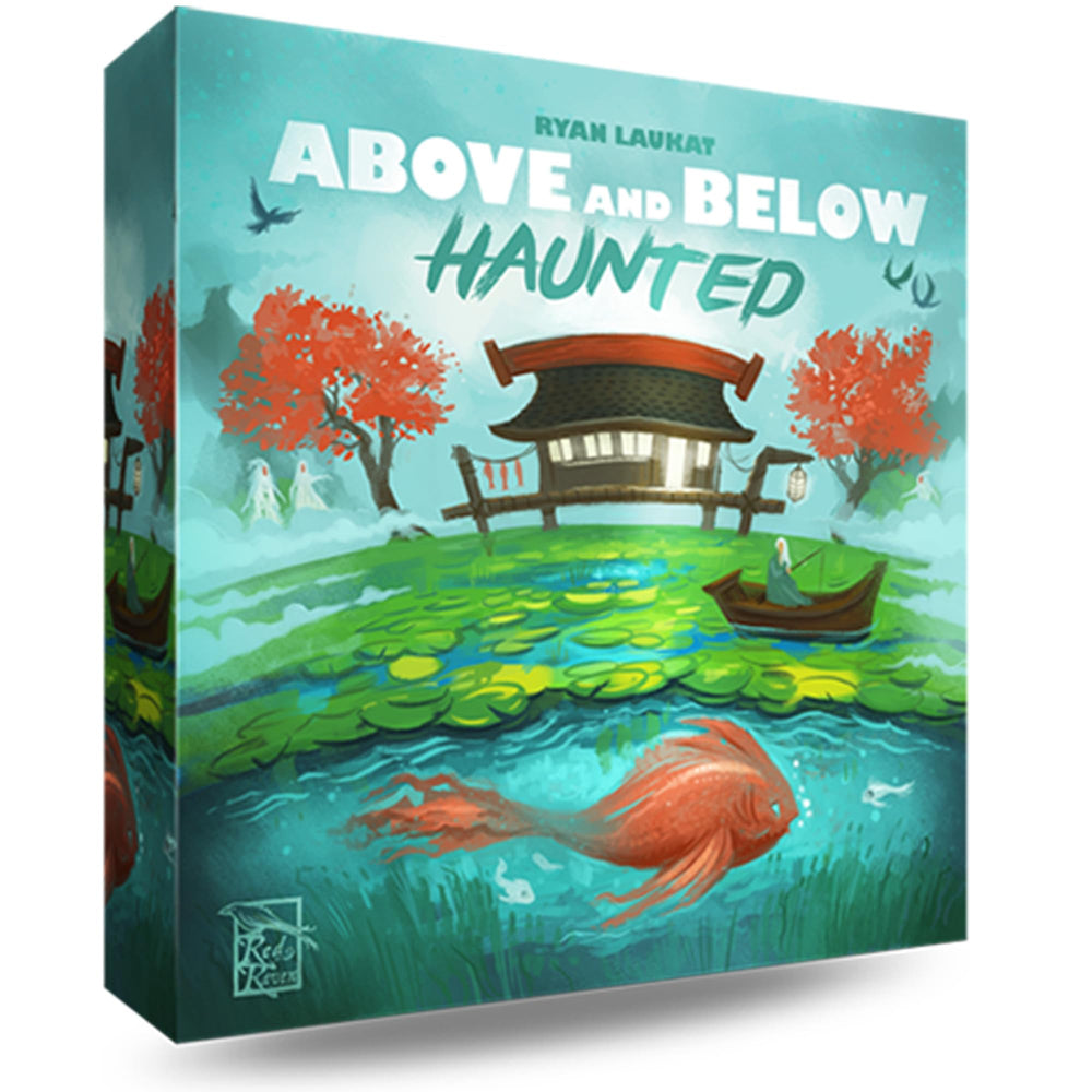 Red Raven Above and Below: Haunted box art evokes spooky excitement for Halloween game nights