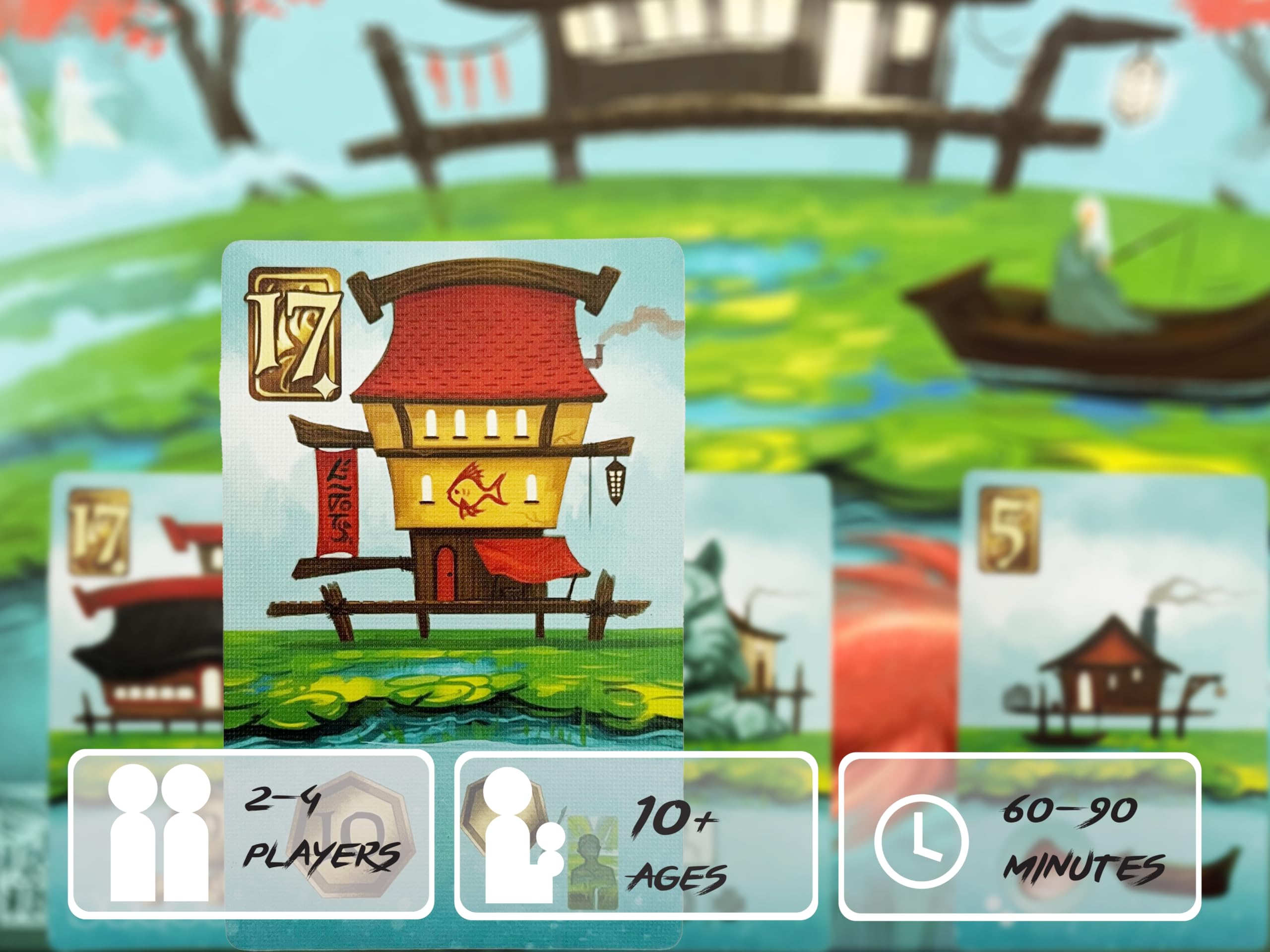Red Raven Above and Below: Haunted ghost dice and tokens illustrate eerie gameplay options