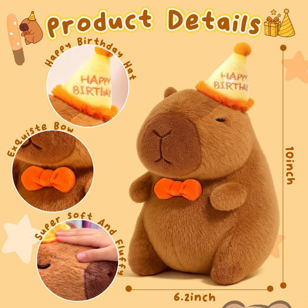 Redaica capybara plush makes a thoughtful birthday gift for kids
