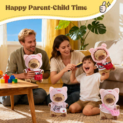 redaica capybara plush wearing hats highlights cute fashion accents and character play