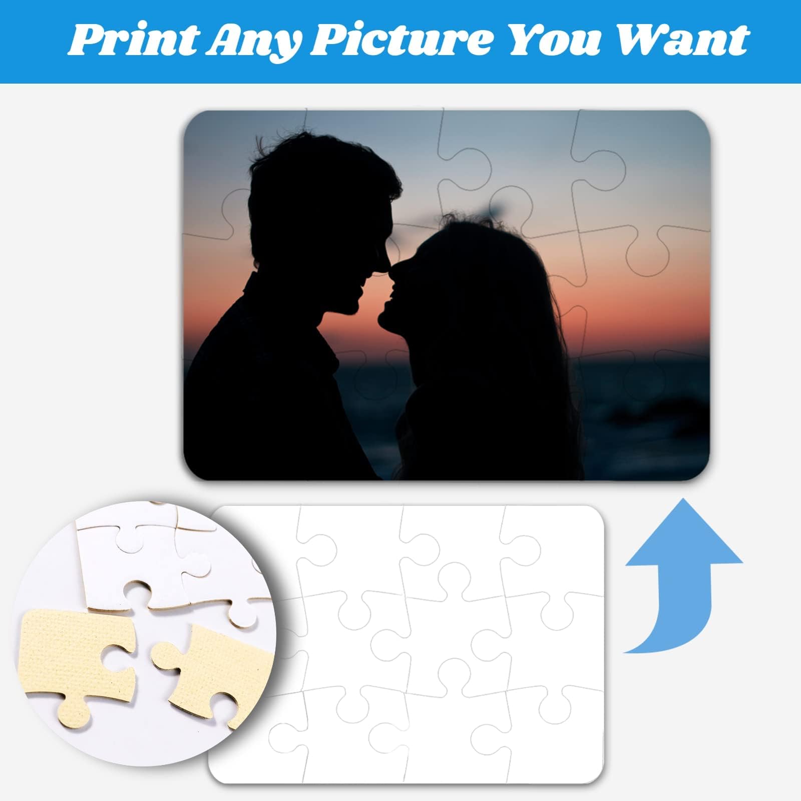 REDANHA sturdy cardboard puzzle for durable keepsakes