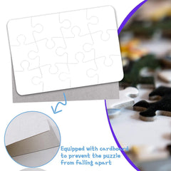 REDANHA sublimation puzzle surface showing print-friendly finish