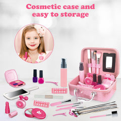 RedCrab Kids Beauty Salon Kit combs and wigs for imaginative hairstyle play.