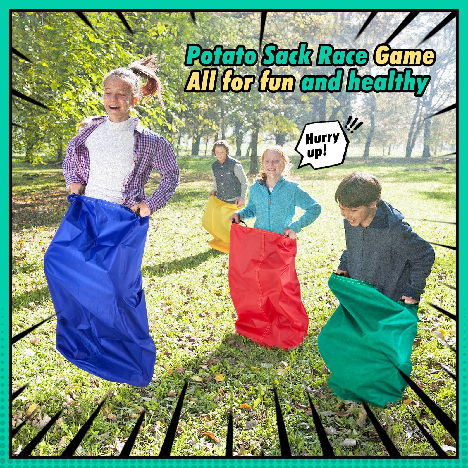 Redllo eco-friendly sacks designed for kids and adults to enjoy active fun.
