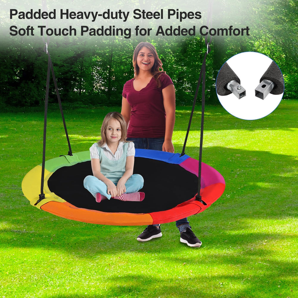 RedSwing adjustable ropes allow flexible hanging heights for growing kids.