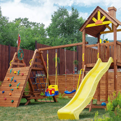 RedSwing jungle gym accessory boosts kids outdoor activity.