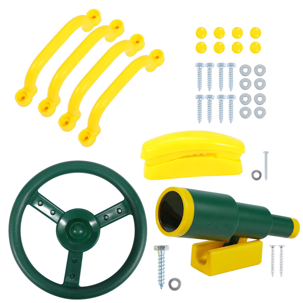 RedSwing pirate ship wheel for outdoor imaginative play with safe design.
