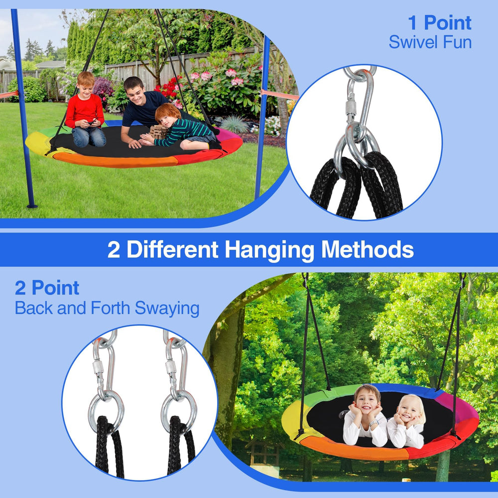 RedSwing rotate-360 capability adds dynamic play to outdoor spaces.
