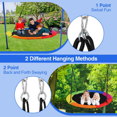 RedSwing rotate-360 capability adds dynamic play to outdoor spaces.