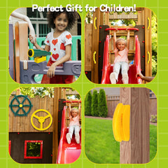 RedSwing safety handle green adds stability to a playset