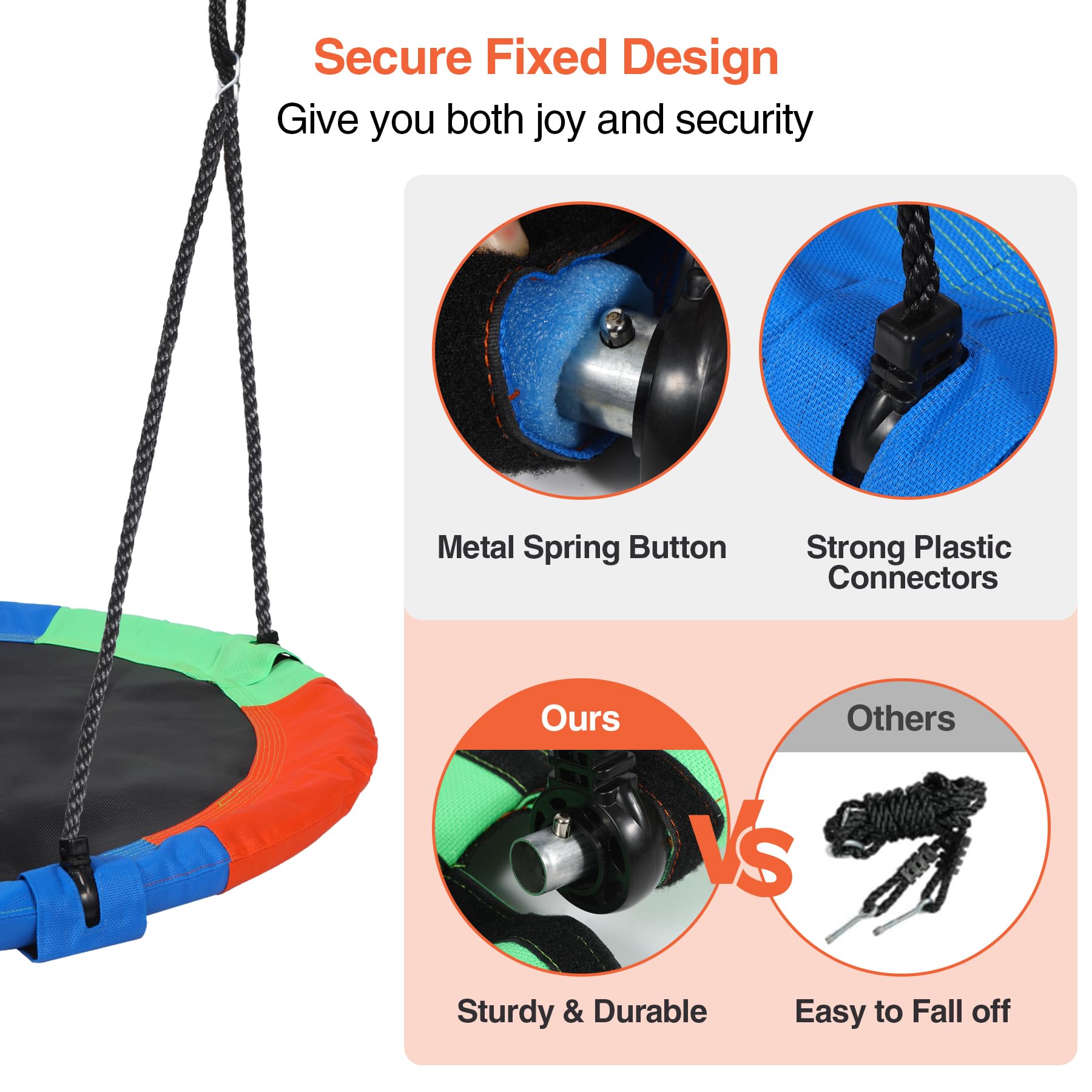 RedSwing Textilene fabric is waterproof and UV resistant for all-weather use.