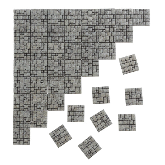 REDUCIO! miniature paving bricks for dioramas add durable texture to tiny garden scenes.