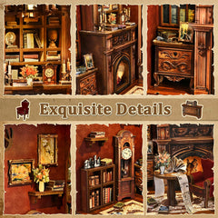 Reenovan Twilight Library project in progress for screen-free creative time.