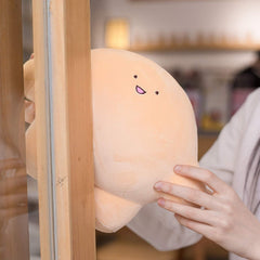 REFAHB yellow penguin plush toy for playful sleeping and reading.