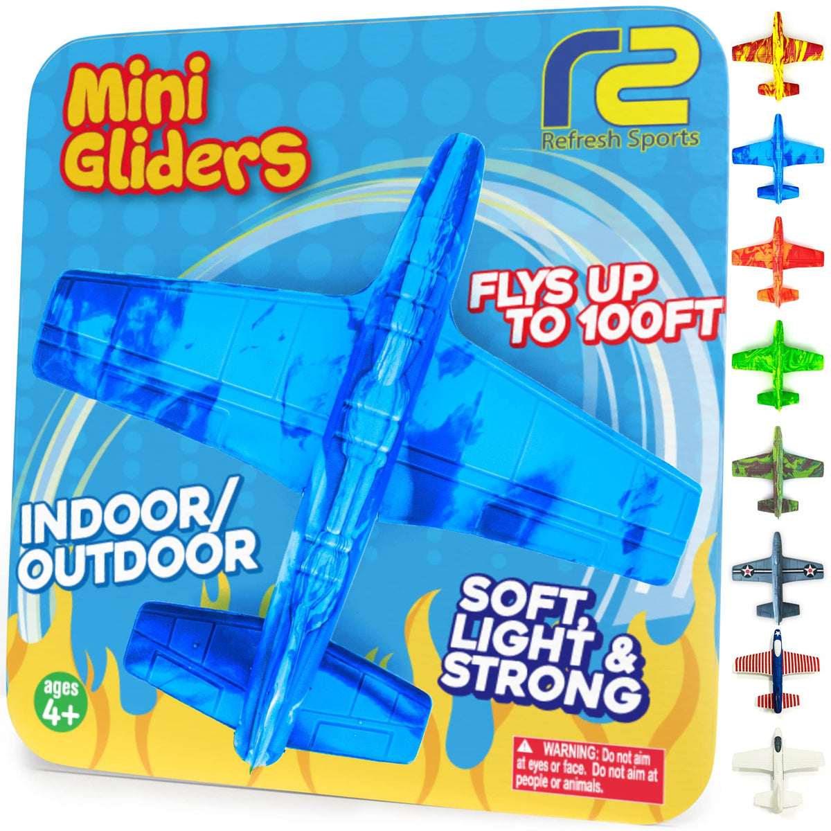 Refresh Sports Airplane Foam Plane Glider indoors for safe, imaginative play.