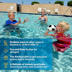 Refresh Sports Aqua Dive Ball bright colors for high visibility in water