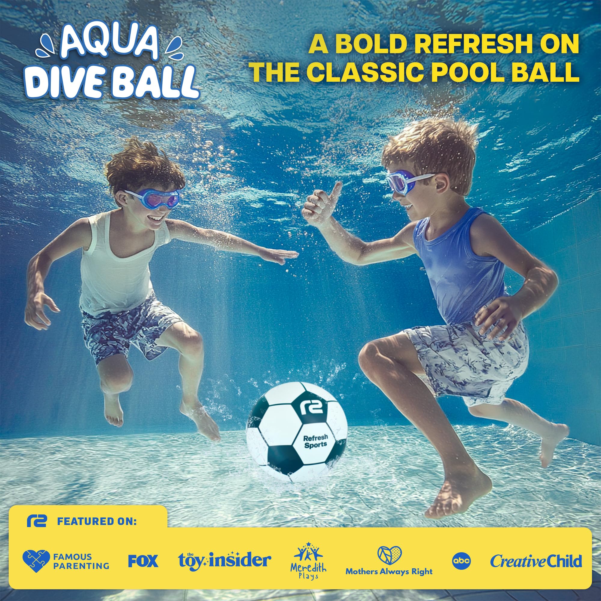 Refresh Sports Aqua Dive Ball elevates pool parties with quick setup