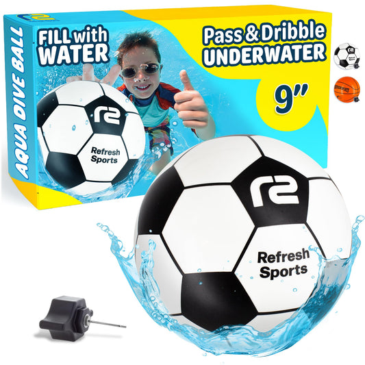 Refresh Sports Aqua Dive Ball enables underwater play for active pool fun