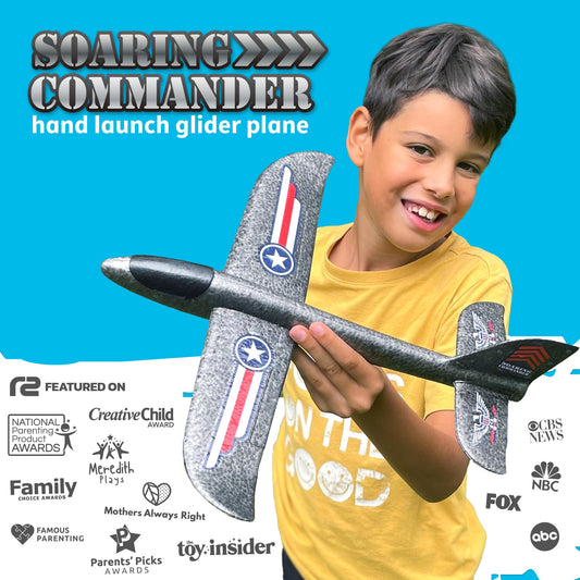 Refresh Sports easy-throw foam glider delivers quick, stable launches for kids.