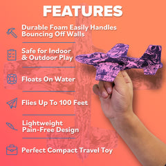 Refresh Sports foam airplanes bring friends together for park flights.