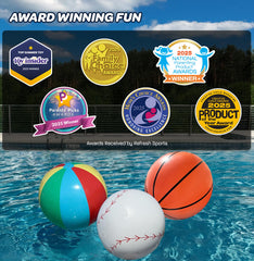 Refresh Sports giant pool toy suitable as a gift for kids and adults alike.