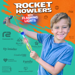 Refresh Sports LED rocket launcher action shot in motion