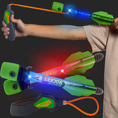 Refresh Sports light-up foam rocket front view for outdoor play