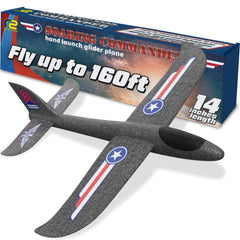 Refresh Sports Soaring Commander foam plane offers safe, high-flying outdoor fun.