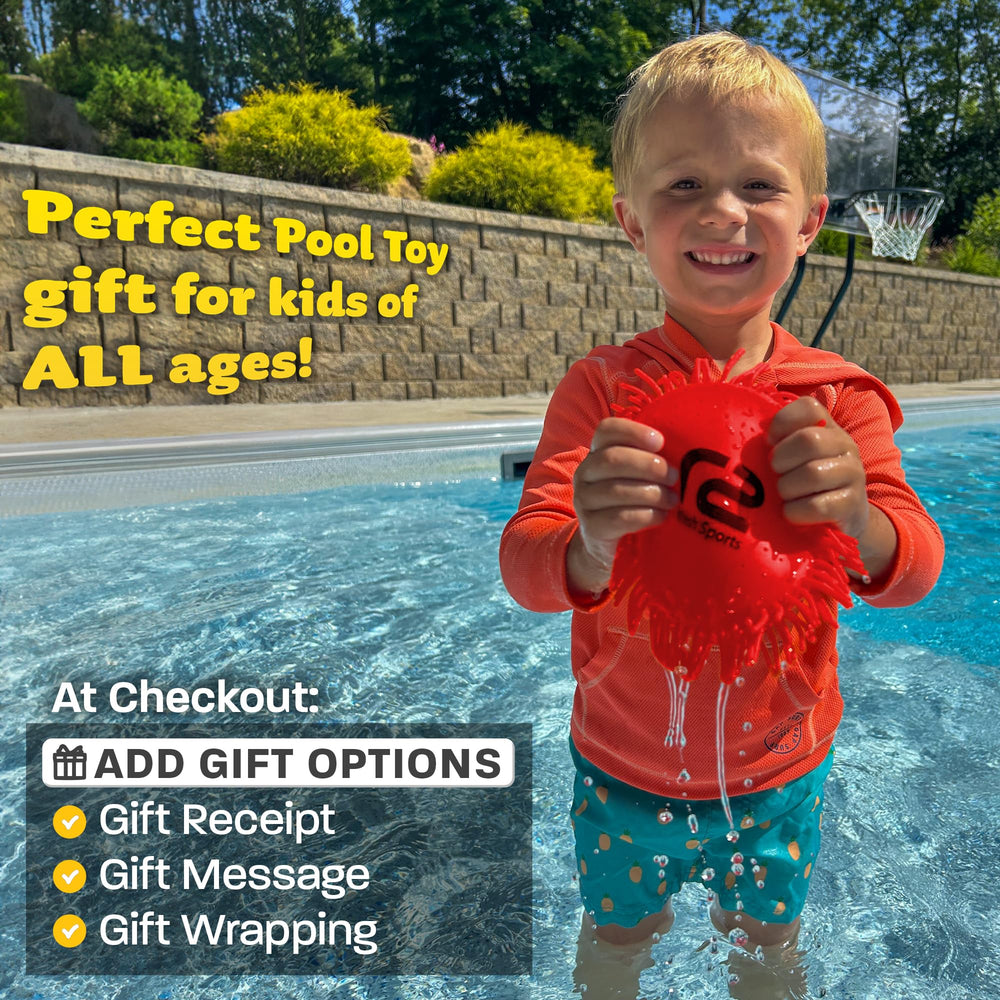 Refresh Sports water disc creates a splash on impact during catches.