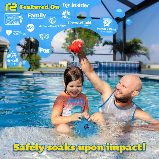 Refresh Sports disc with soft silicone shell reduces impact for safe summer fun.