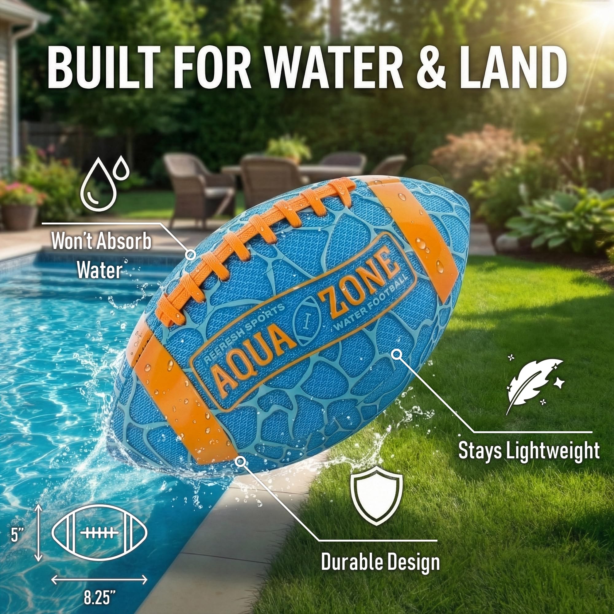 Refresh Sports Water Football gift-ready packaging for gifting.
