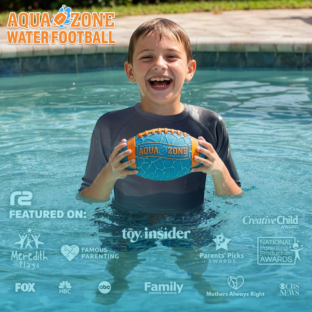 Refresh Sports Water Football soft-touch grip for comfortable catch.
