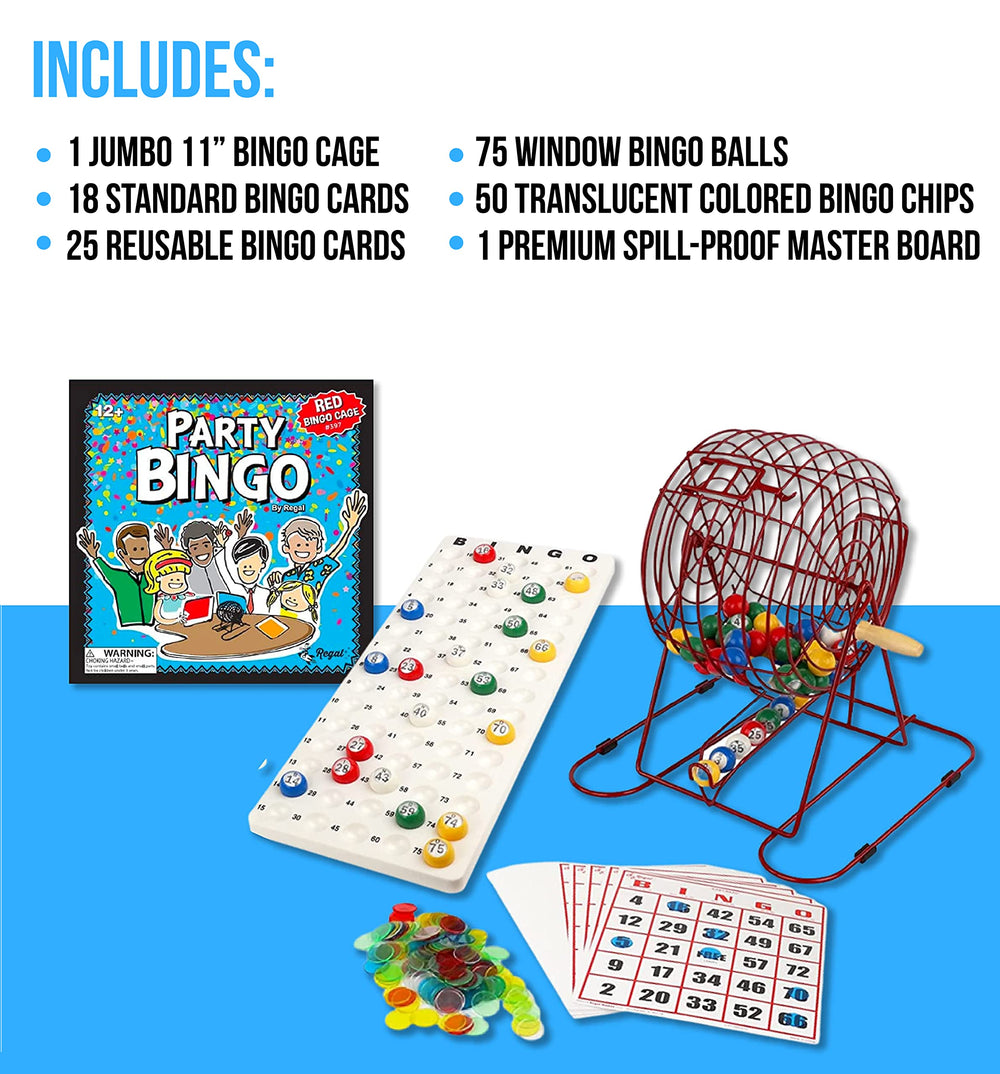 Regal Bingo 75-window balls, durable for repeated use.