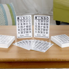 Regal Bingo durable cardstock withstands repeated use across game nights.