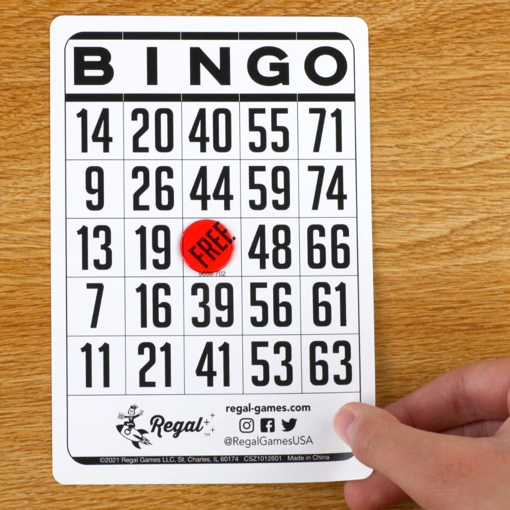 Regal Bingo family game night makes hosting easy with ample sheets.