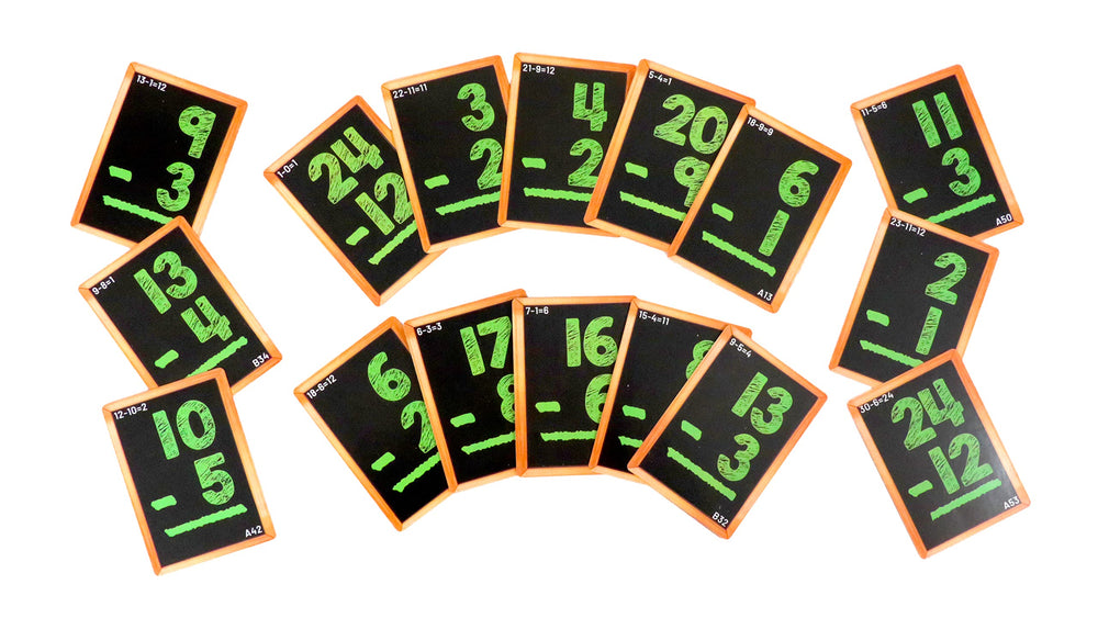Regal Games big bold color numbers on cards enhance readability