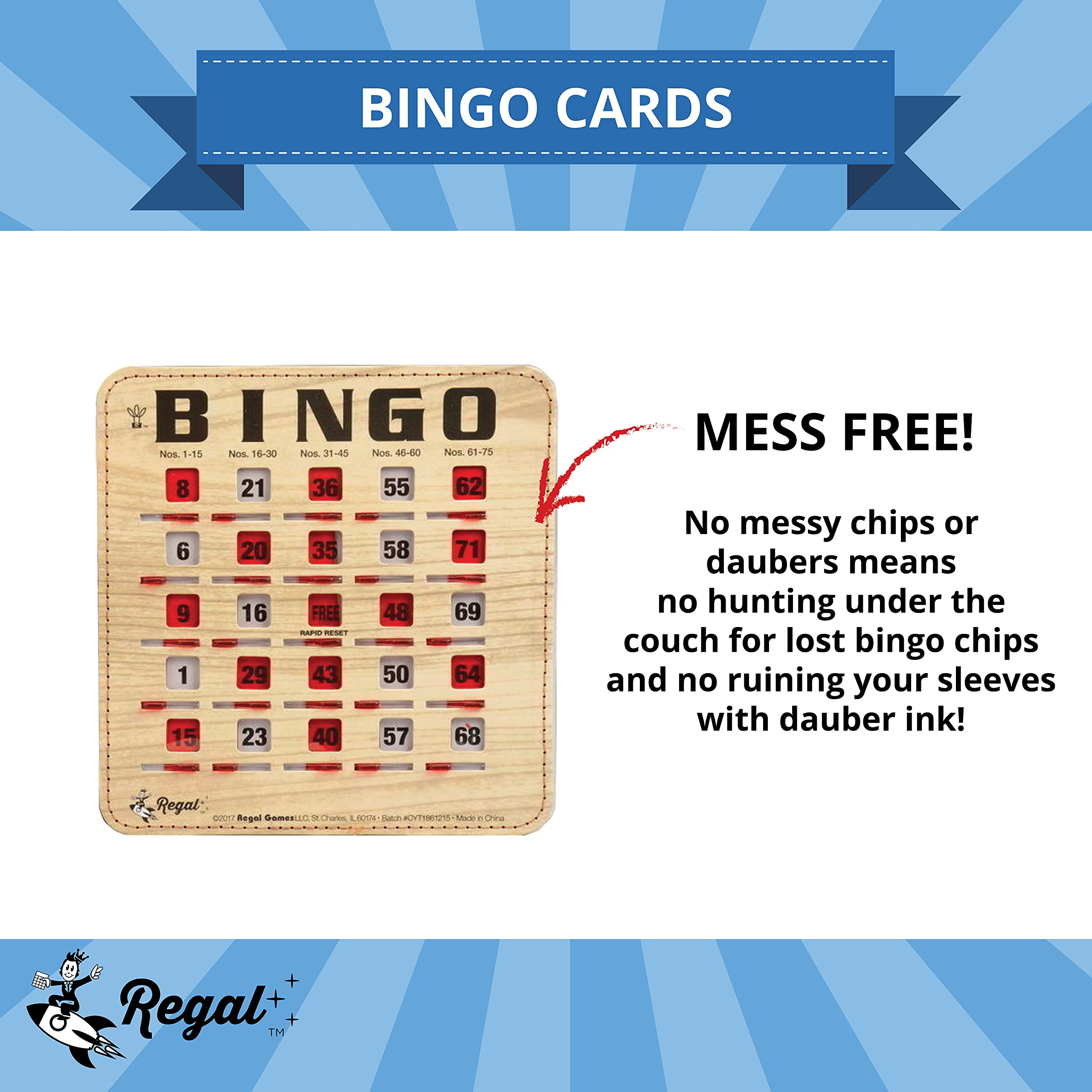 Regal Games road trip bingo setup demonstrates portable travel entertainment