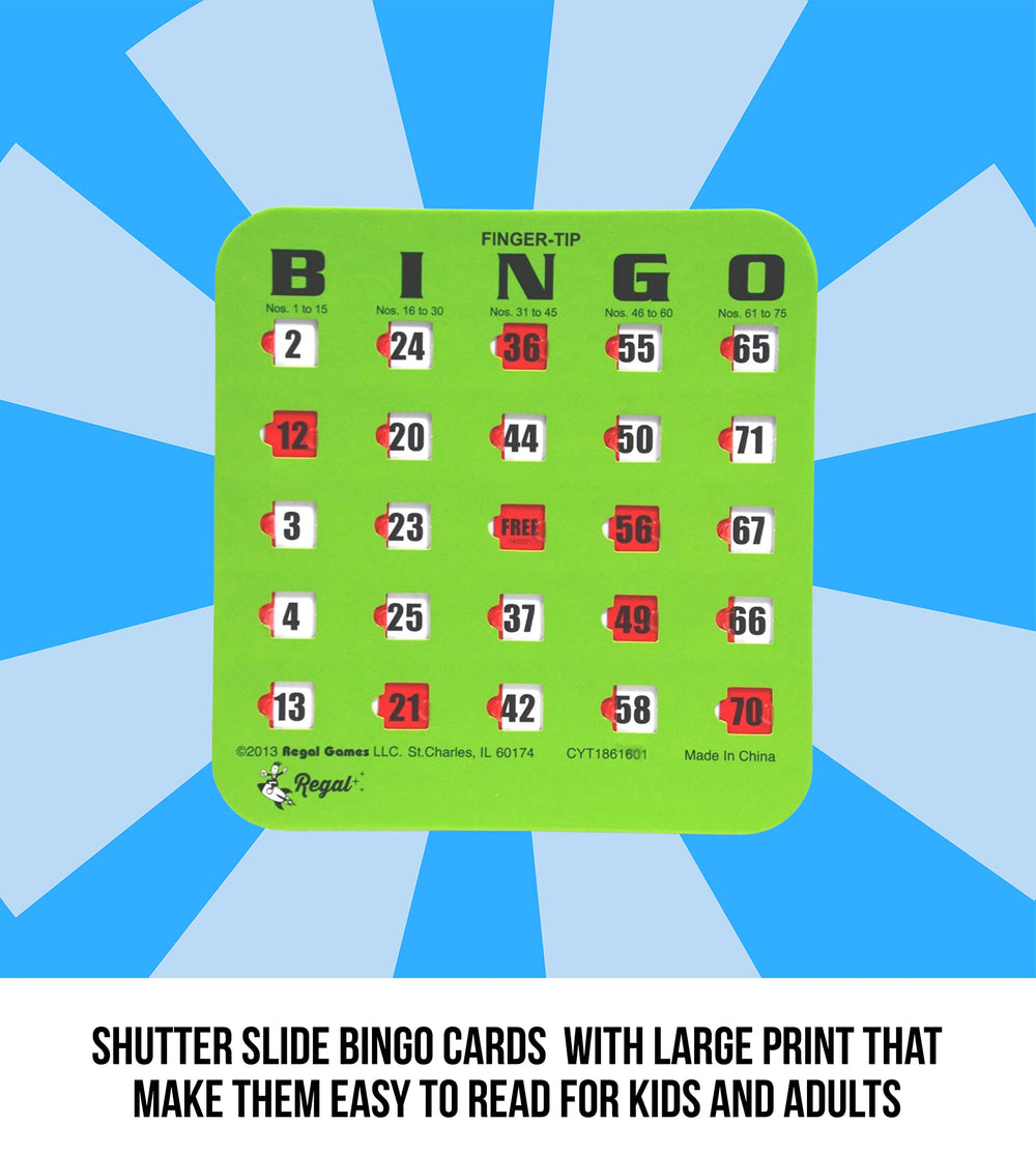 Regal Games bulk pack durable bingo cards supporting group nights and gatherings.