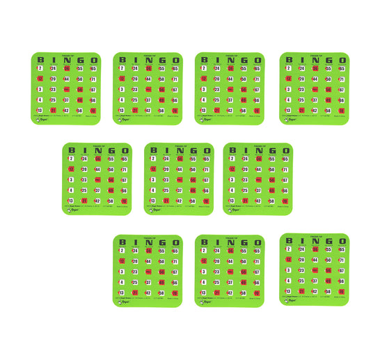 Regal Games large print bingo cards pack for easy viewing in groups