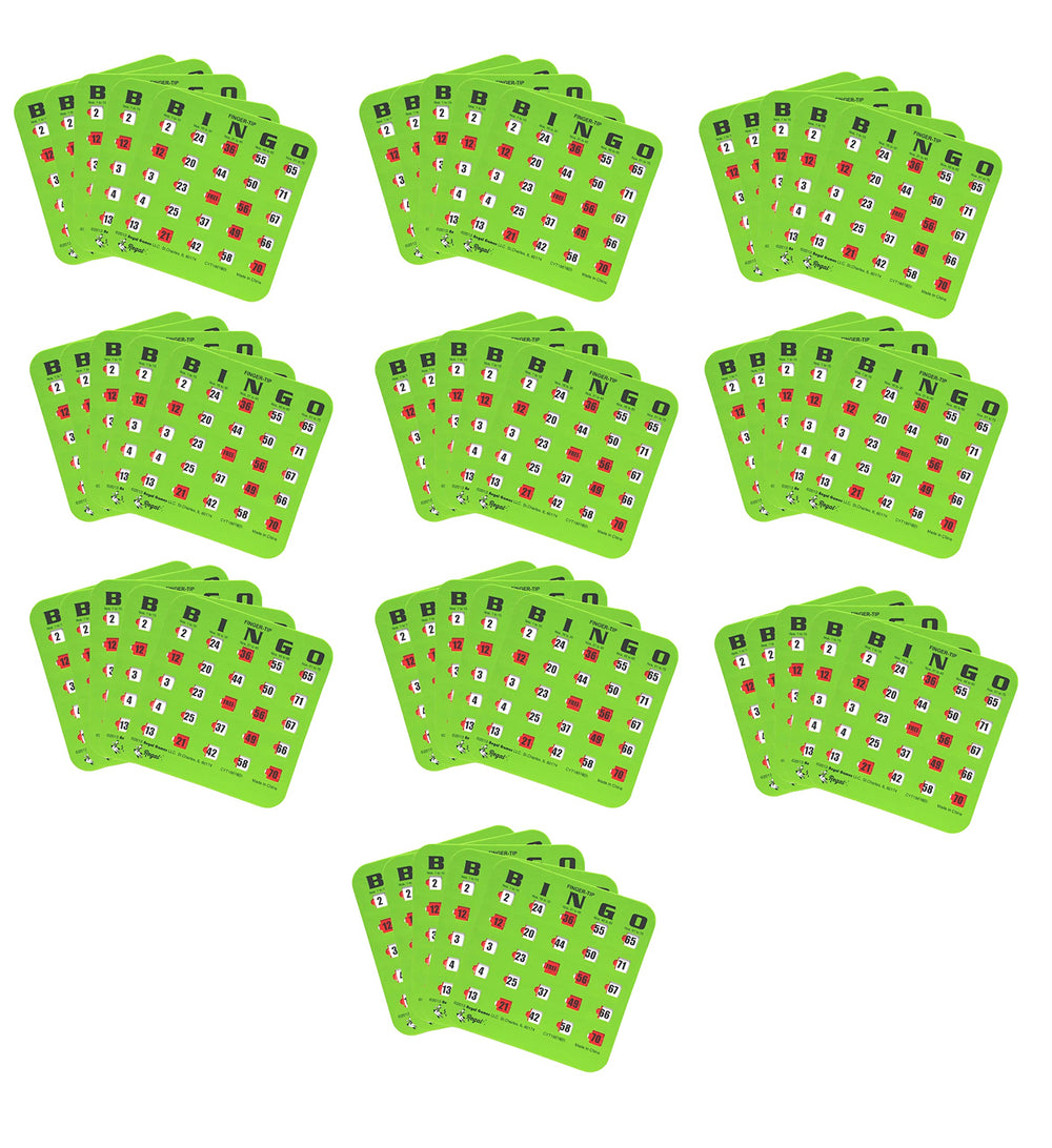 Regal Games compact travel-friendly bingo card ideal for reunions and road trips.