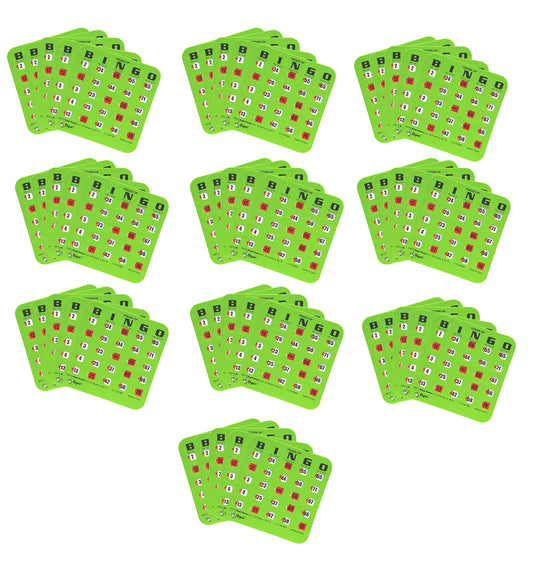 Regal Games compact travel-friendly bingo card ideal for reunions and road trips.