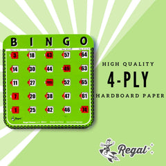 Regal Games 8-pack bulk bingo cards for group play