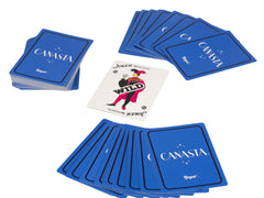 Regal Games Canasta bright colors and large numbers aid quick reading.