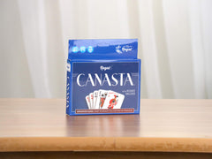 Regal Games Canasta travel-friendly design fits camping trips and vacations.