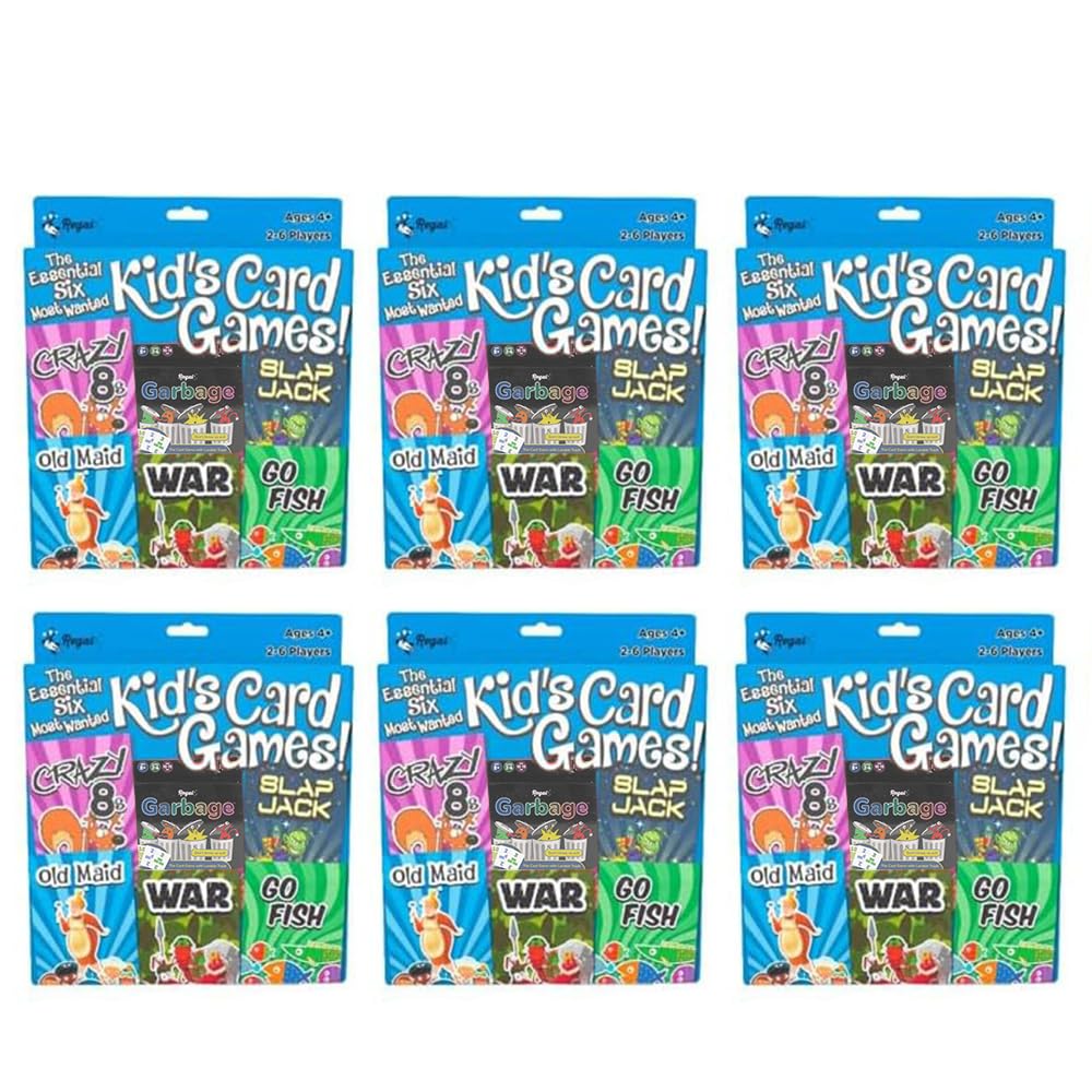 Regal Games Crazy Eights deck with vibrant symbols to boost quick decisions and recognition