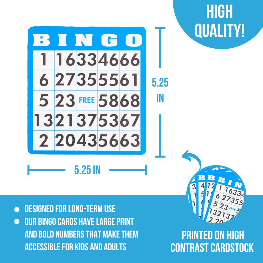 Regal Games Deluxe Bingo cards with large print boost readability for everyone