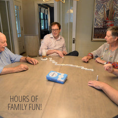 Regal Games Double 6 Dominoes supports 2-4 players for flexible sessions