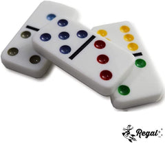 Regal Games double fifteen dominoes support simple math practice and sequencing