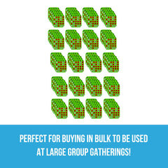 Regal Games large-print green bingo cards improve readability during gatherings.